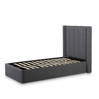 Finn Bedframe Grey Tan Charcoal