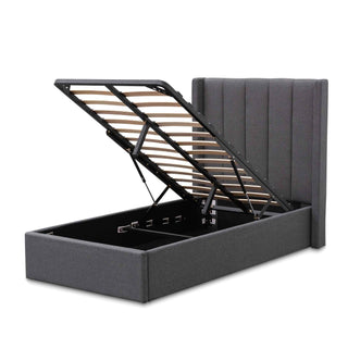 Finn Bedframe Grey Tan Charcoal