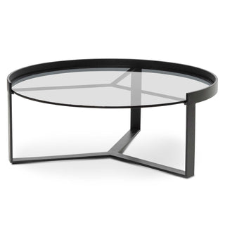 Byron Coffee Table Black Grey Tan