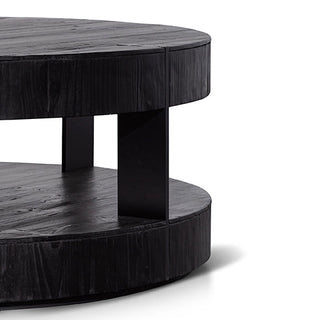 Theo Coffee Table Black Tan