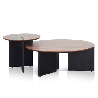 Glebe Coffee Table Black Walnut Blue