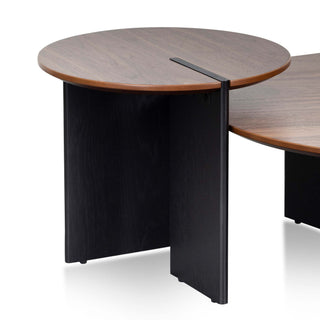 Glebe Coffee Table Black Walnut Blue