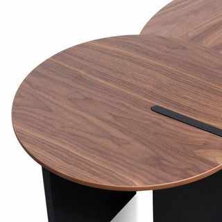 Glebe Coffee Table Black Walnut Blue