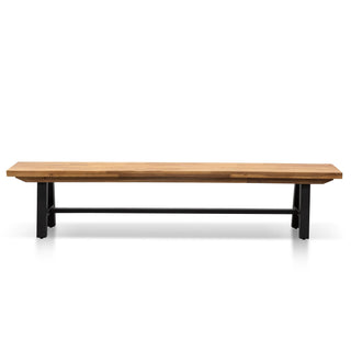Torquay Bench Black Natural