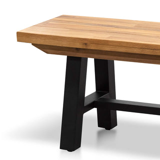 Torquay Bench Black Natural