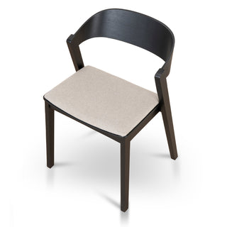 Redfern Dining Chair Black Grey