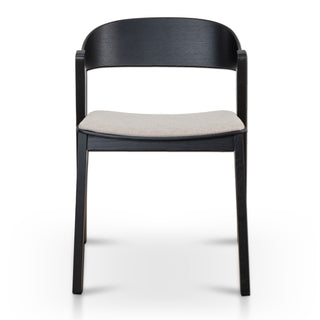 Redfern Dining Chair Black Grey