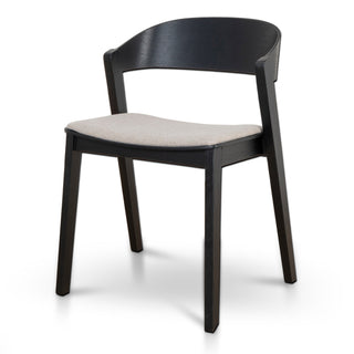Redfern Dining Chair Black Grey