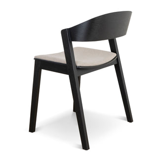 Redfern Dining Chair Black Grey