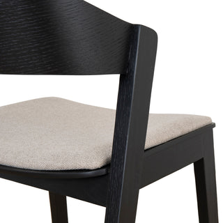 Redfern Dining Chair Black Grey