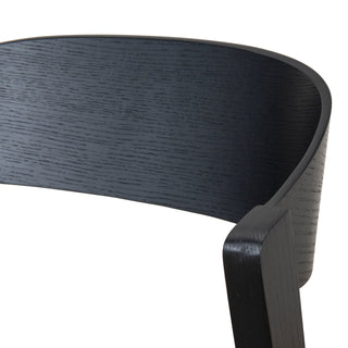 Redfern Dining Chair Black Grey