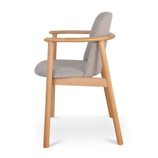 Heidi Armchair Grey Natural