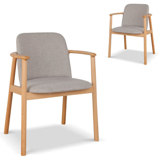 Heidi Armchair Grey Natural