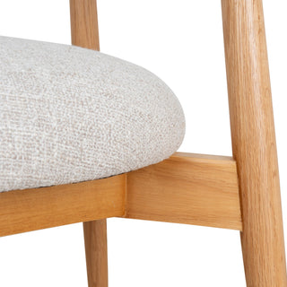 Chatswood Dining Chair Natural Oak Beige