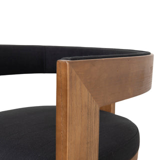 Albany Dining Chair Black Brown