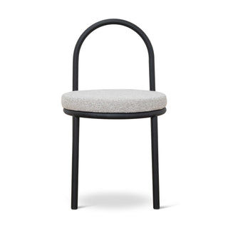 Poppy Dining Chair Black Grey