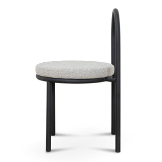 Poppy Dining Chair Black Grey
