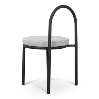 Poppy Dining Chair Black Grey