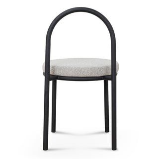 Poppy Dining Chair Black Grey