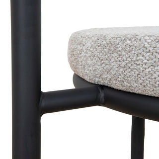 Poppy Dining Chair Black Grey