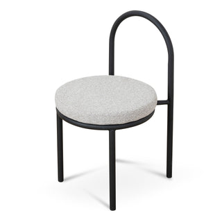 Poppy Dining Chair Black Grey