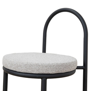 Poppy Dining Chair Black Grey