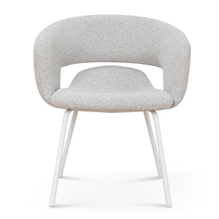 Hugo Dining Chair White Grey