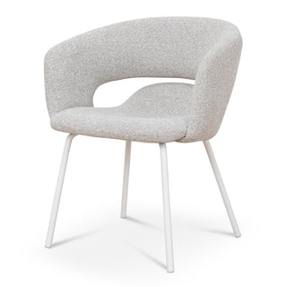Hugo Dining Chair White Grey