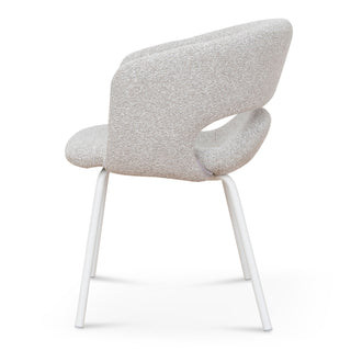 Hugo Dining Chair White Grey