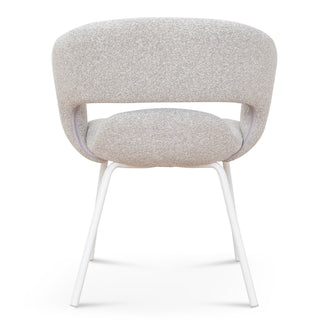 Hugo Dining Chair White Grey