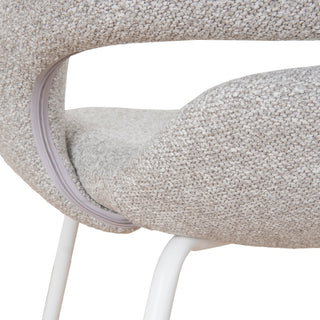 Hugo Dining Chair White Grey