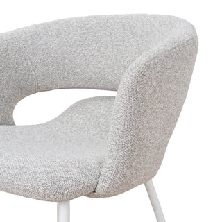 Hugo Dining Chair White Grey