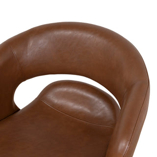 Mosman Dining Chair Black Brown