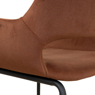 Brighton Dining Chair Black Red