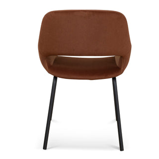 Brighton Dining Chair Black Red