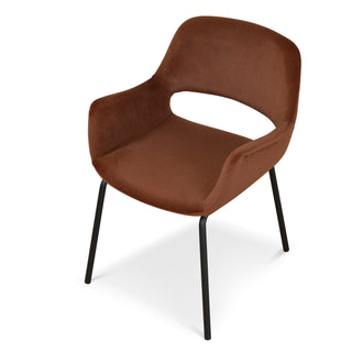 Brighton Dining Chair Black Red