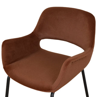 Brighton Dining Chair Black Red