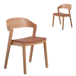 Torquay Dining Chair Natural Brown