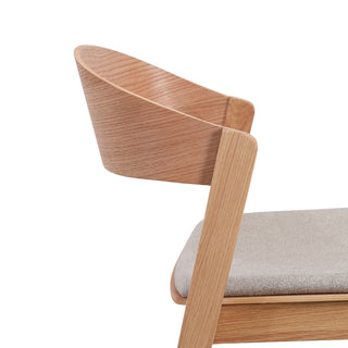 Max Dining Chair Grey Natural