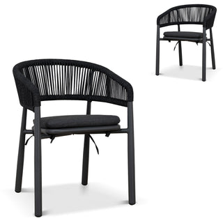 Archie Dining Chair Charcoal