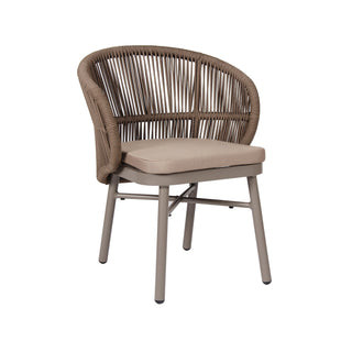 Oscar Dining Chair Brown Beige