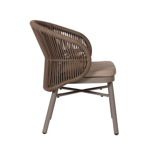 Oscar Dining Chair Brown Beige
