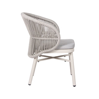 Miles Dining Chair White Grey Sand