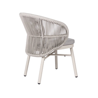 Miles Dining Chair White Grey Sand