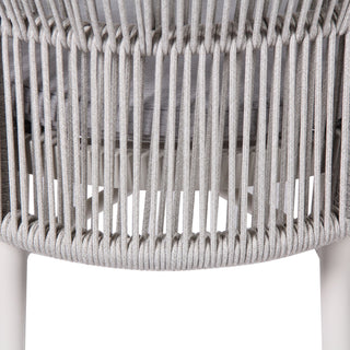 Miles Dining Chair White Grey Sand