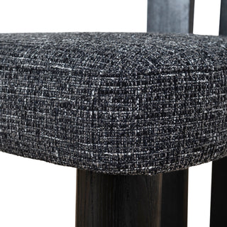 Evie Dining Chair Black Charcoal