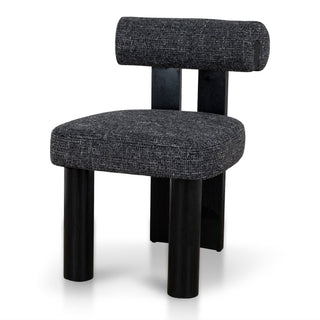 Evie Dining Chair Black Charcoal