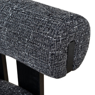 Evie Dining Chair Black Charcoal