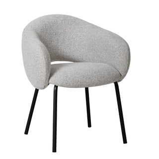 Dubbo Dining Chair Black Grey
