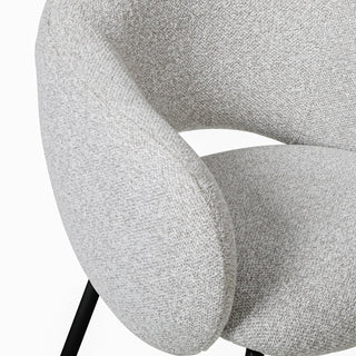 Dubbo Dining Chair Black Grey